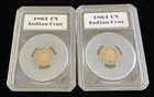 “Two”, Great Date - Copper Nickel Indian Head Pennies (1863, and 1864) + Extra’s