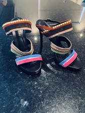 Russell & Bromley Ladies Sandals 3.5 inch heels. Worn twice. VG condition. FAB!!
