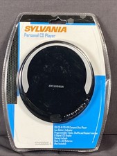 Sylvania Personal CD Player New Sealed Black With Earbuds NEW SCD300DG-4