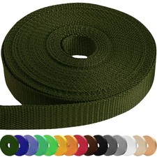 TECEUM 1" Khaki Webbing, 50 Yards - Climbing, Outdoor, Indoor  Crafting Strap