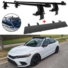 54 Top Roof Rack Cross Bars Cargo Carrier Wind Fairing For Honda Civic Sedan