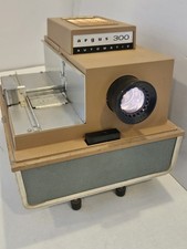 Argus 300 Automatic Slide Projector w/ Case   Tested Working   Vintage 35mm