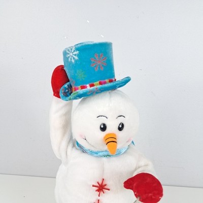 GEMMY Christmas 2007 Animated Snowflake Spinning Snowman Snow