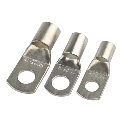 Kupfer Rohrkabelschuhe 6,0 - 70mm² Ringösen M5 - M10  Unisoliert Kabelschuhe Set - Bild 1 von 4