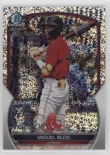 2023 Bowman Chrome Prospects Speckle Refractor /299 Miguel Bleis #BCP-223 04cw