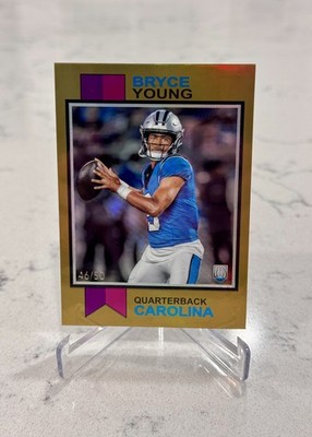 2023 Topps Composite Gold Rookie #1973-4 - BRYCE YOUNG - #46/50 Panthers RC