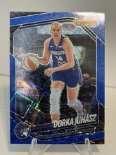 2025 Panini Prizm WNBA Blue Velocity Prizm #109 Dorka Juhasz Minnesota Lynx