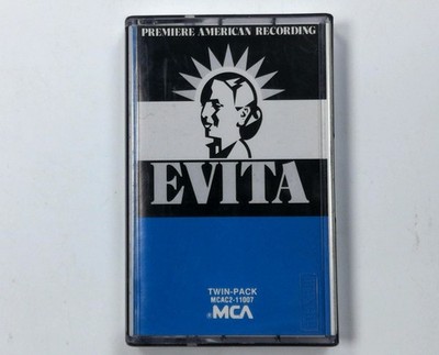 Andrew Lloyd Webber Tim Rice EVITA Cassette 1979 MCA Twin-Pack