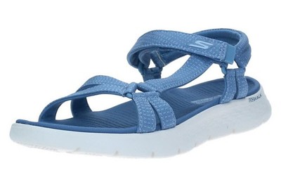 Skechers GO WALK FLEX SANDAL SUBLIME Damen Sandalen 141451 BLU Blau