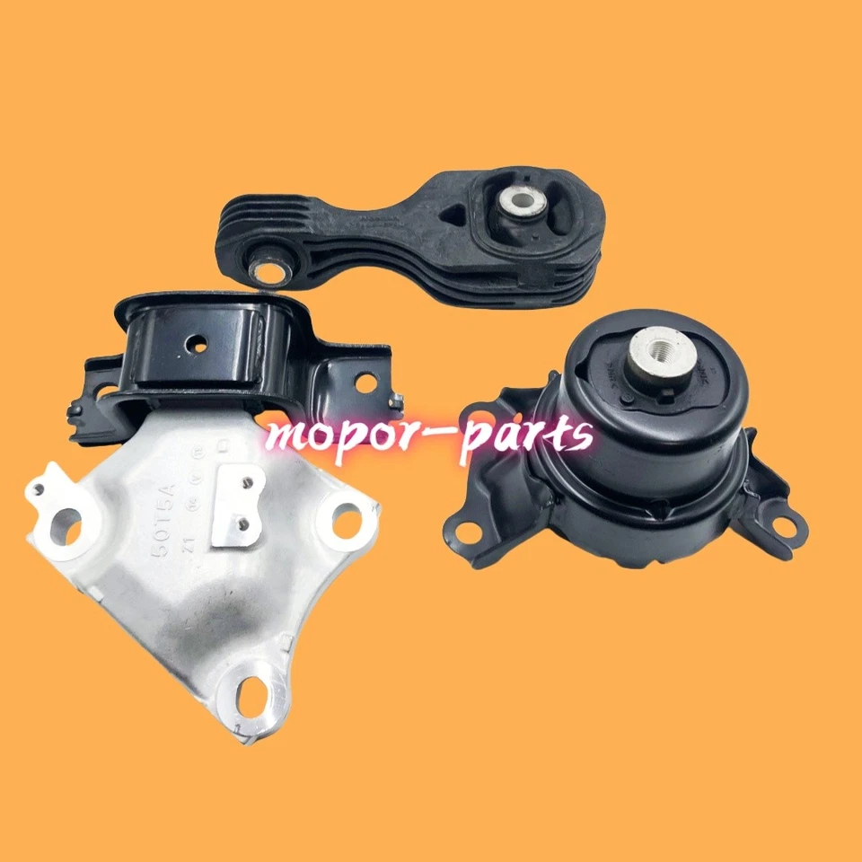 OEM 3pcs For 2015-20 Honda Fit Ex Ex-L 1.5L Auto Engine Motor & Trans Mount Set Foto 3 de 4