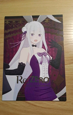Postkarte Re:Zero mit Metallic-Effekt