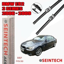 BMW 3 Series E92 Windscreen Wiper Blades 2006 - 2009 24"+17" Front Specific fit