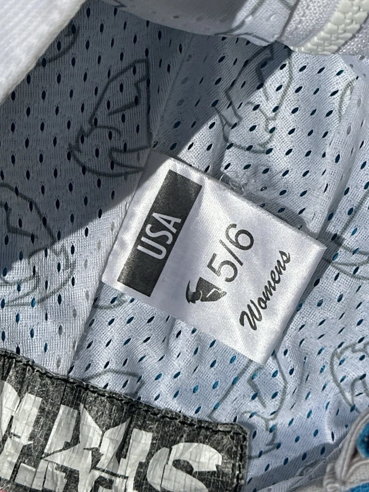 Pantalones de carreras de motocross THOR vintage para mujer talla 5-6. Turquesa/Blanco Foto 3 de 4