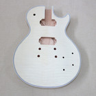 DIY Electric Guitar Kit Rosewood FB Abalone Inlay Flame Maple Top Set In CR Part — photo 3