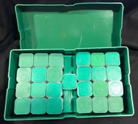 United States Mint Silver Eagle Storage Green Monster Box with 25 Tubes NO COINS
