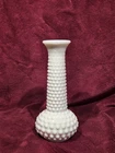 E O Brody Co. M-2900 Made in U.S.A Hobnail Bud Vase White Milk Glass Vintage
