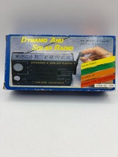 Vintage Dynamo And Solar Radio AM/FM Rechargeable Radio DC-10 Power System