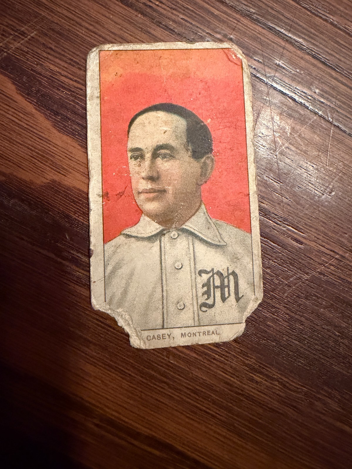 1909 PIEDMONT T206 CASEY MONTREAL BASEBALL CARD POOR