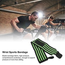 Fitness Weightlifting Bracer Adjustable Wristband Support Elastic Wrist Wraps