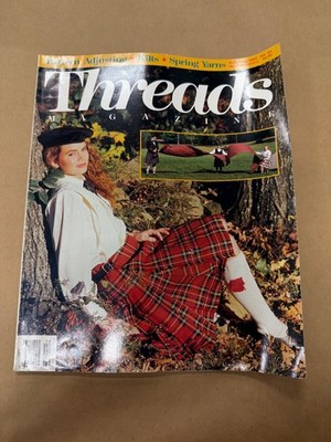 Threads Magazine February 1991 Kilts Pattern Adjusting Spring Yarns
