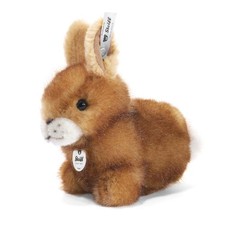 Steiff Hoppel Hase Kaninchen 14cm braun sitzend 080081
