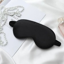 Silk Satin Sleep Eye Mask Night Cover Eye Sleeping Mask for Women Men Rest Relax