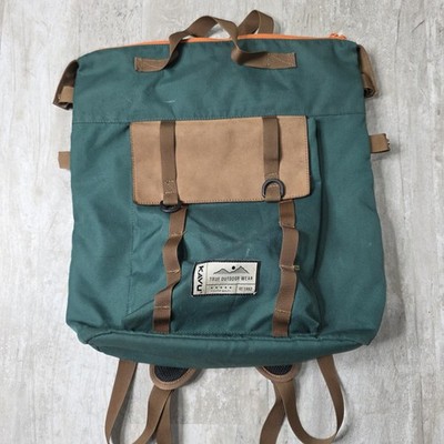 Kavu Rainer Rucksack Backpack Green/Tan  Outdoors