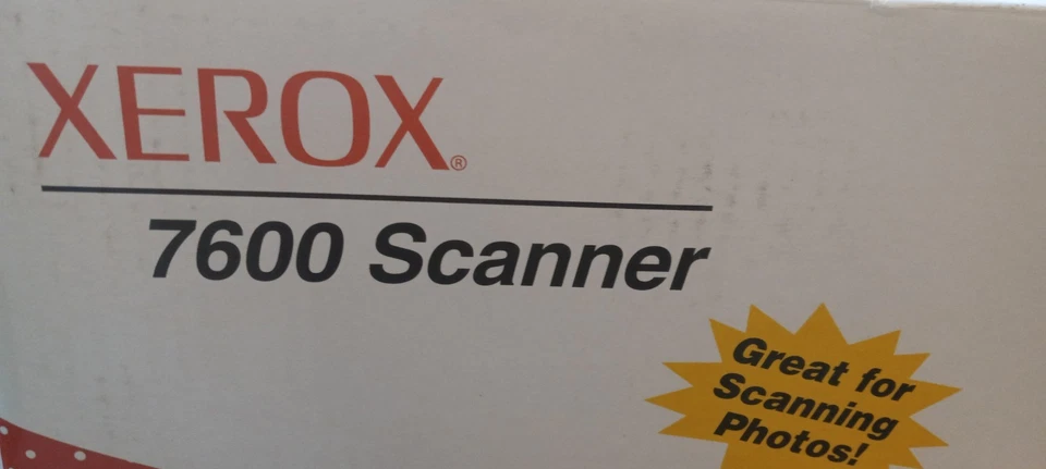 Xerox 7600 Flatbed Scanner – 1200 DPI 48‑Bit USB + PaperPort & PhotoImpression S - Image 2 of 2