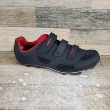 Garneau Multi Air Flex II Cycling Shoes Sz 11.5 EU 46 Black Red