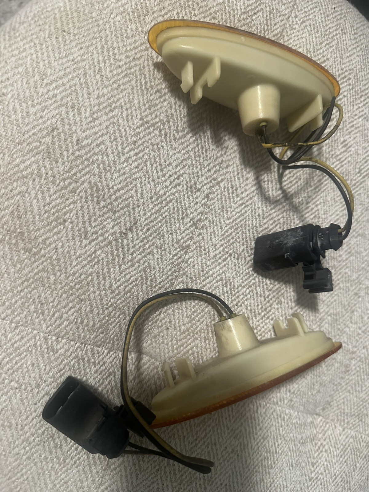 2006-12 Bentley Continental Flying Spur Rear Lower Bumper Marker Light Amber OEM