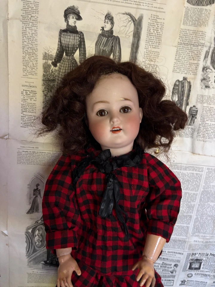 ANTIQUE German Doll Special 53 Cm 20,8 Inches open mouth bisque head doll - Image 3 of 4