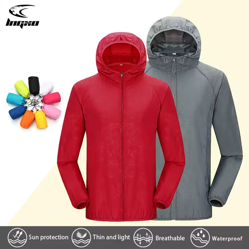 Men’s Waterproof Rain Jacket — Lightweight Hooded Windproof Outdoor Coat
Opens in a new window or ta