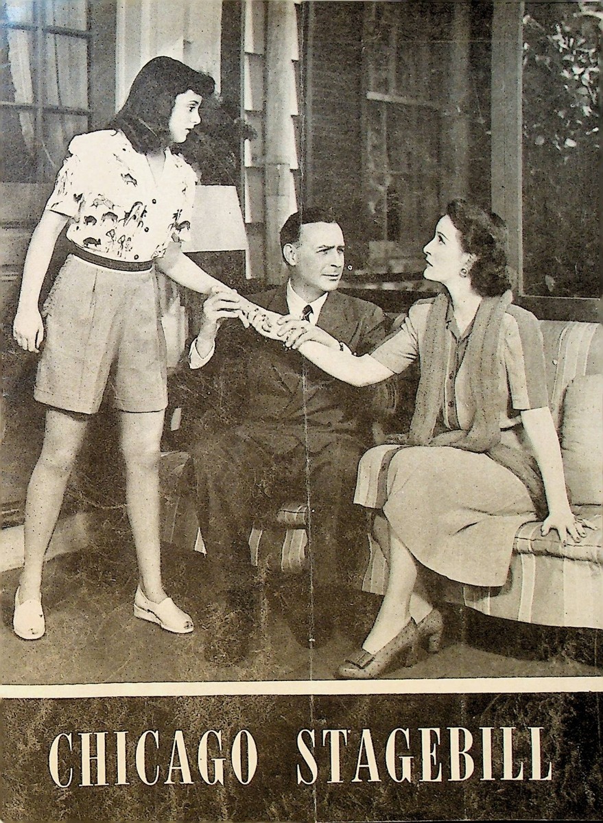 Kiss and Tell Chicago Stagebill May 10 1943 Clay Clement Katharine