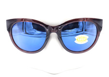 New Costa Del Mar MAYA Urchin Crystal Blue 580P Sunglasses 06S9011 90110655 $213