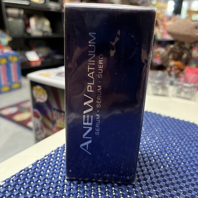 ANEW Platinum Face And Neck Serum Avon 1.0 oz Youthful Skin New Old Stock Sealed