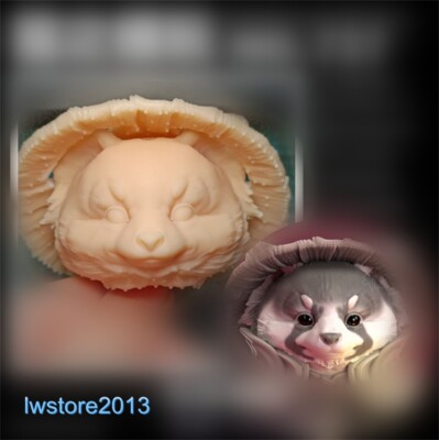 1:6 1:12 1:18 Red Panda Animal Hat Head Sculpt For 12'' 6'' 3.75'' Male Figure Body