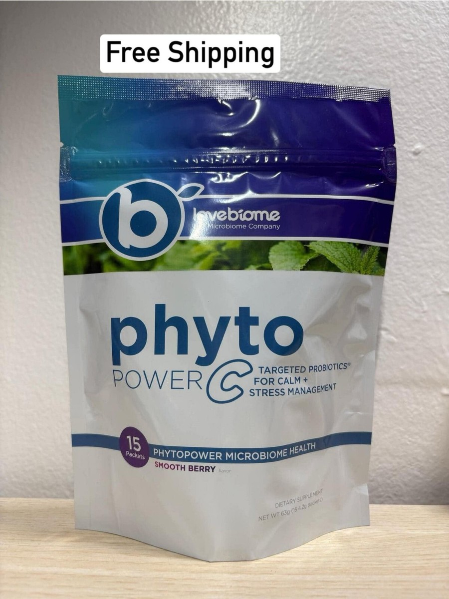 LoveBiome-PhytoPower C – Gut-Brain Probiotic for Calm & Sleep | 15