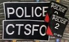 Custom Made Police CTSFO Morale Patch Plate Carrier Extra Large Tactical Set