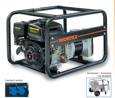 Gasoline Generator WORTEX 4T 196Cc 6.5Hp 4 Kva
