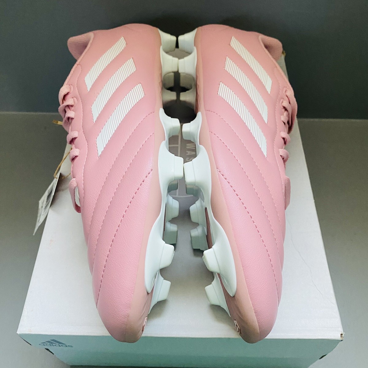 Adidas Goletto VIII 8 FG Light Pink Soccer Cleats Size Men