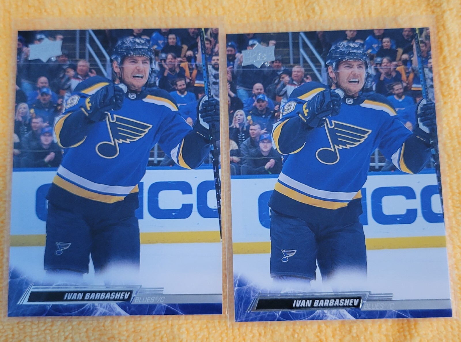 2022-23 Upper Deck #155 Ivan Barbashev - St. Louis Blues - (2)