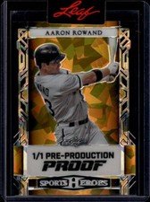 2024 Leaf Metal Sports Heroes Proof Gold 1/1 #BA-AR1 Aaron Rowand