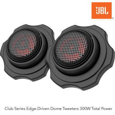 JBL Club 3412T Club Series Edge-Driven Dome Tweeters 300W Total