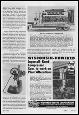 1954 J B Beaird Co. Shreveport Louisiana Photo Ingersoll Rand Air Plant Print Ad