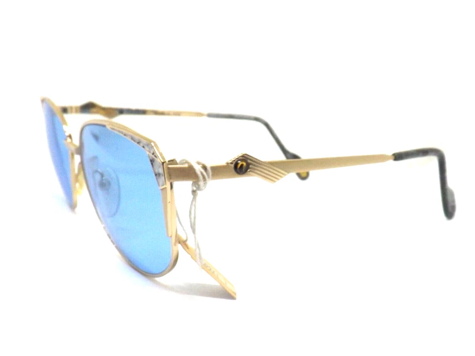 Gafas de sol para mujer hechas en Italia vintage años 80 metal plateado COLOSEO Foto 3 de 4