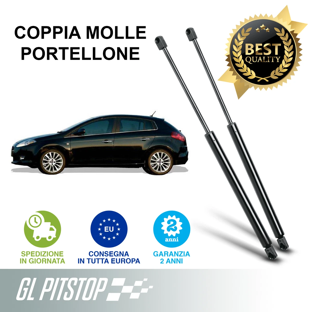Coppia Pistoni A Gas Per Portellone Fiat Bravo II (2006-2014) – Ricambio Originale 51751743, 51812267