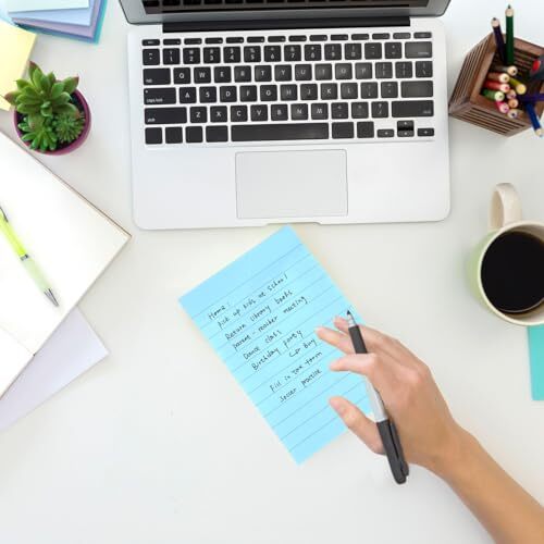 Geyee 9-Pack Telephone Message Sticky Notes - 4x5 Inches, Neon Colors, 50 Sheets Per Pad, Office Supplies - View #7