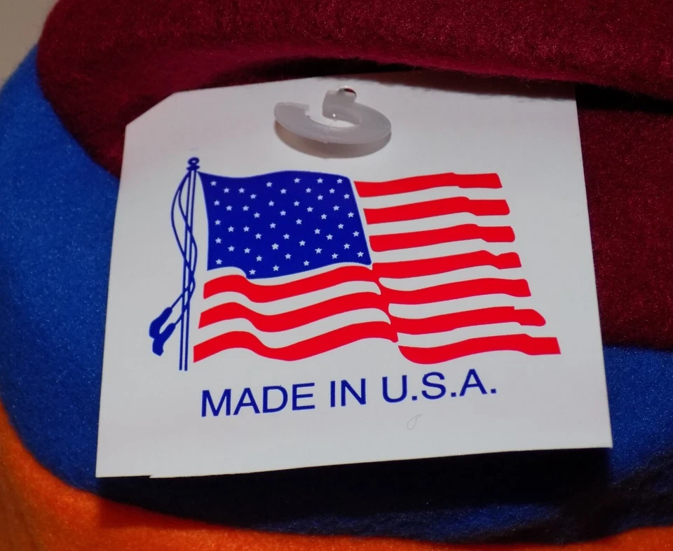 Novo Fantasia Top Chapéus Cachimbo de Fogão Listras Multicoloridas Feltro Macio 10 1/2" de Altura 6 peças - Imagem 4 de 4