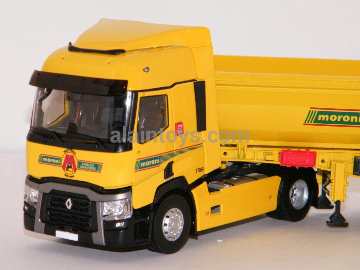 RENAULT T 460 REMORQUE BENNE TRANSPORTS MORONI ELIGOR 1/43 Réf 118117