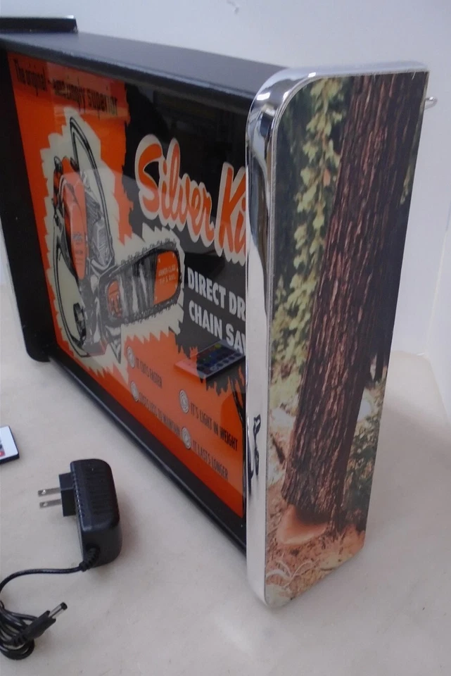 Silver King Chain Saw LED Display light sign box - Image 2 of 4
